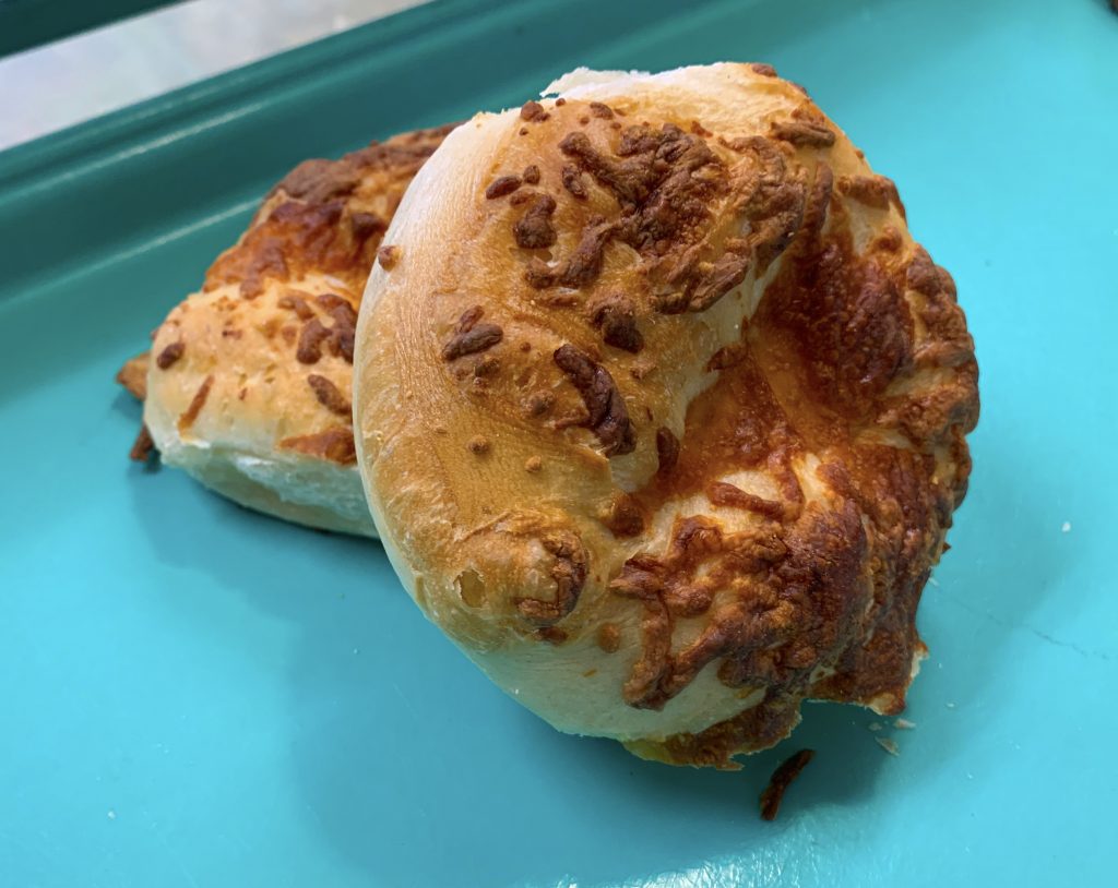 Asiago and Parmesan Cheese Bagel Kennedy's Bakery
